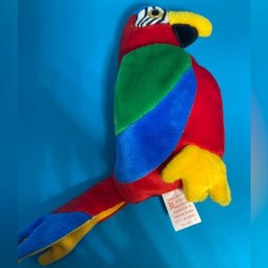 Vintage Jabber Ty Beanie Baby Parrot 1998